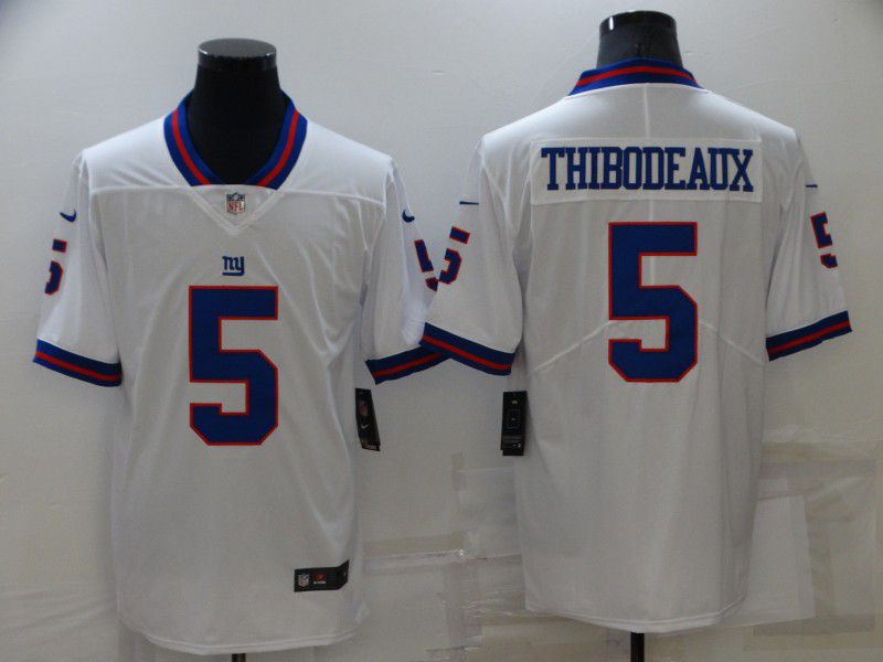 Men New York Giants 5 Thibooeaux White 2022 Nike Limited Vapor Untouchable NFL Jerseys
